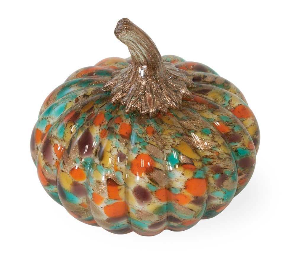 5.25" Confetti Pumpkin Fall Autumn