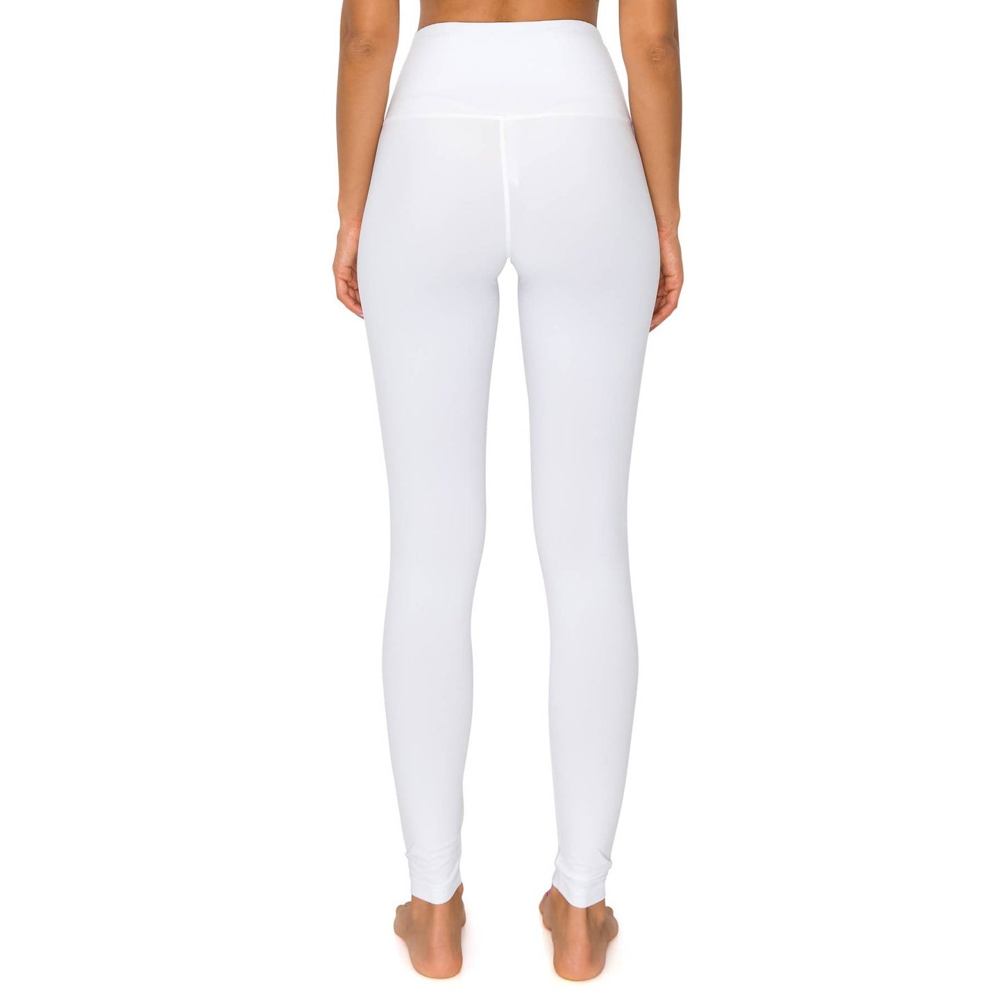 5" Yoga Band Premium Solid Activewear Leggings: Charcoal