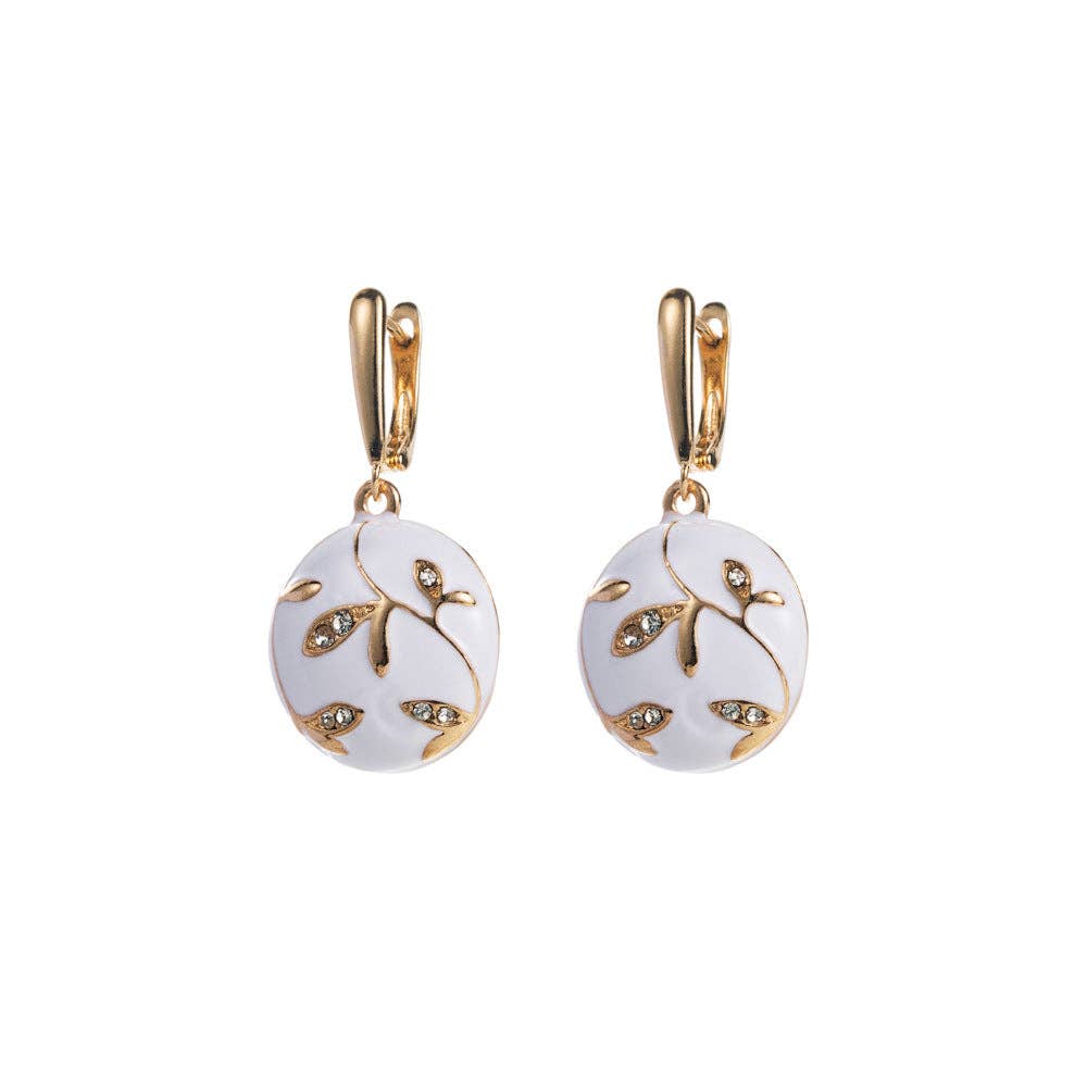 Geometric Alloy Drop Earrings Stylish Casual Vintage Jewelry