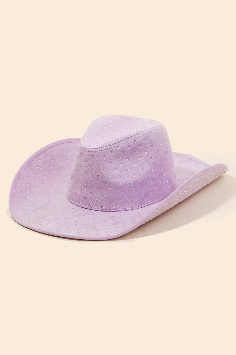 Studded Pattern Cowboy Hat