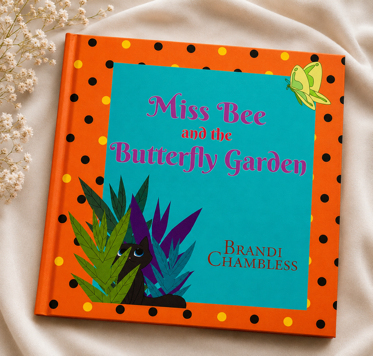 Miss Bee And The Butterfly Garden