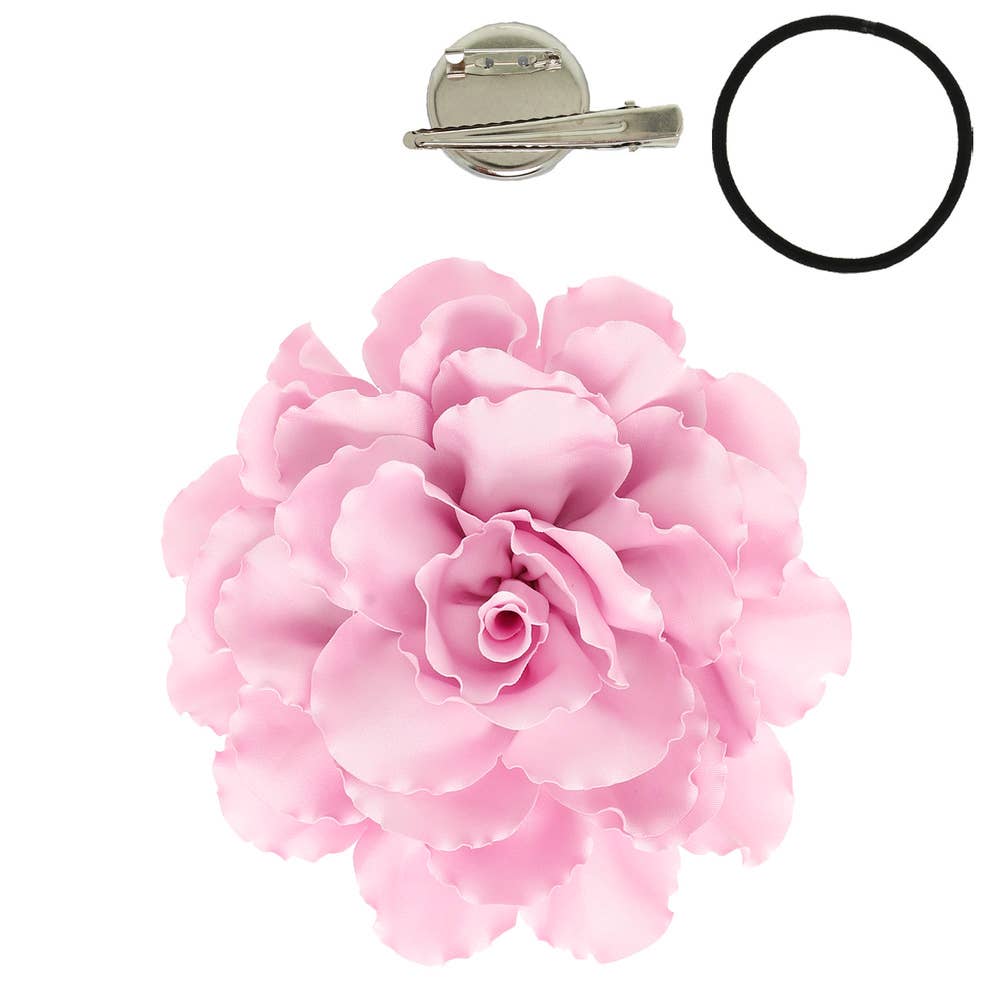 Camellia Flower Pin and Hair Clip