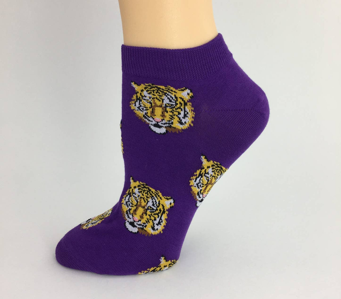 Tiger Head Ankle Socks