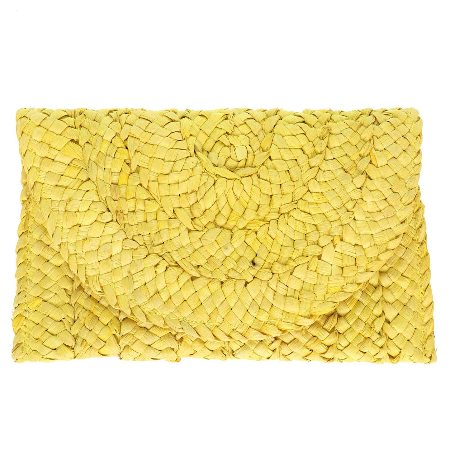 Straw Woven Raffia Clutch Handbag