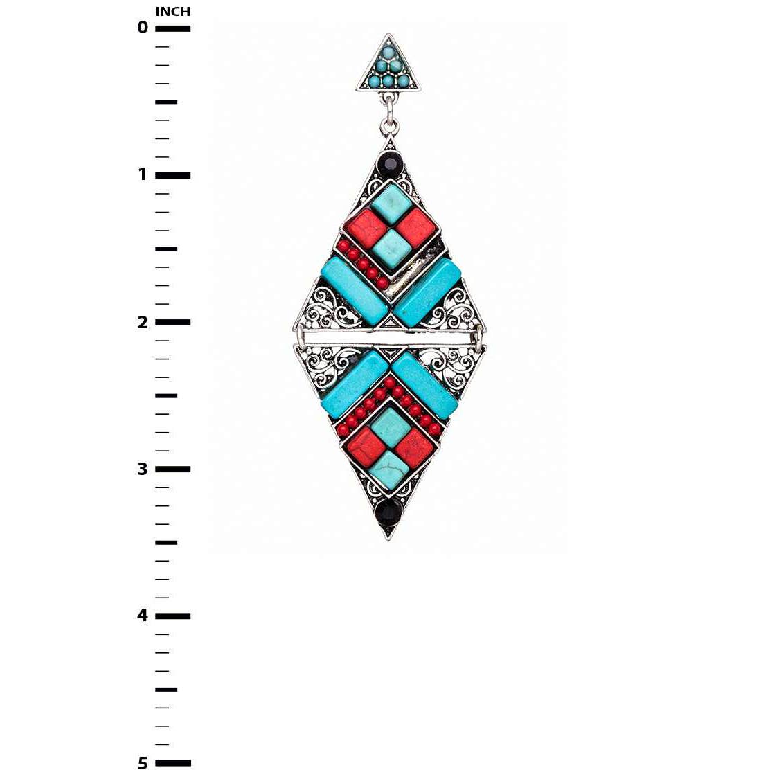 Iconic Stone Pave Western Earrings