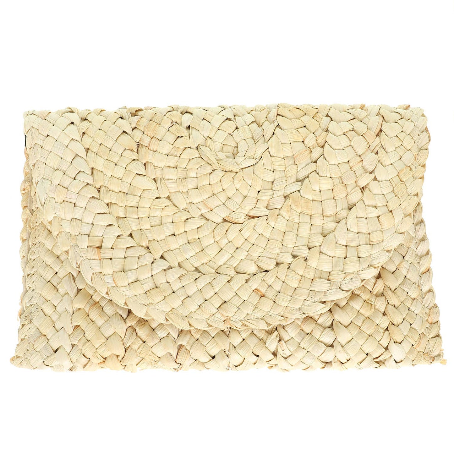 Straw Woven Raffia Clutch Handbag