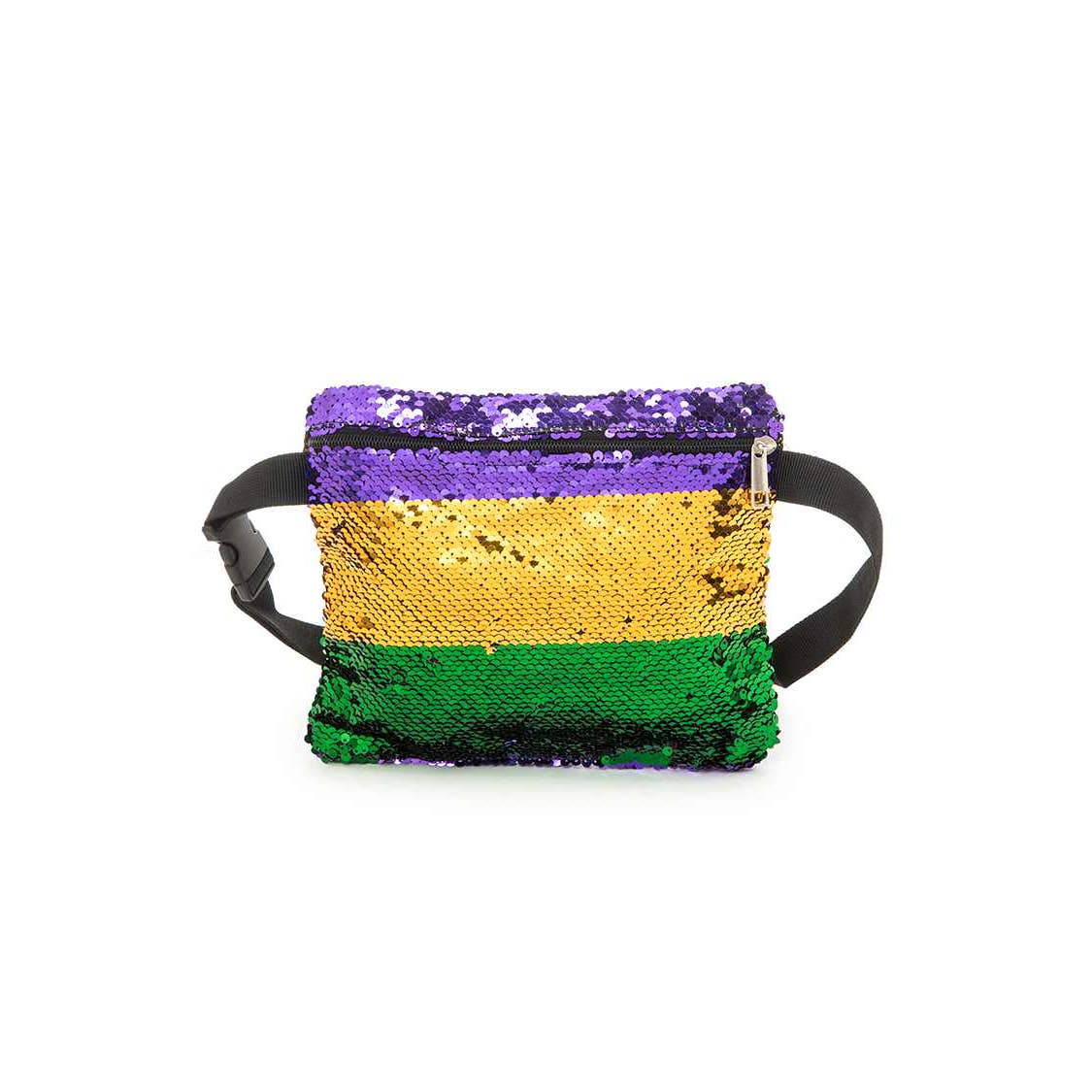 Mardi Gras Sequin Waist Pouch
