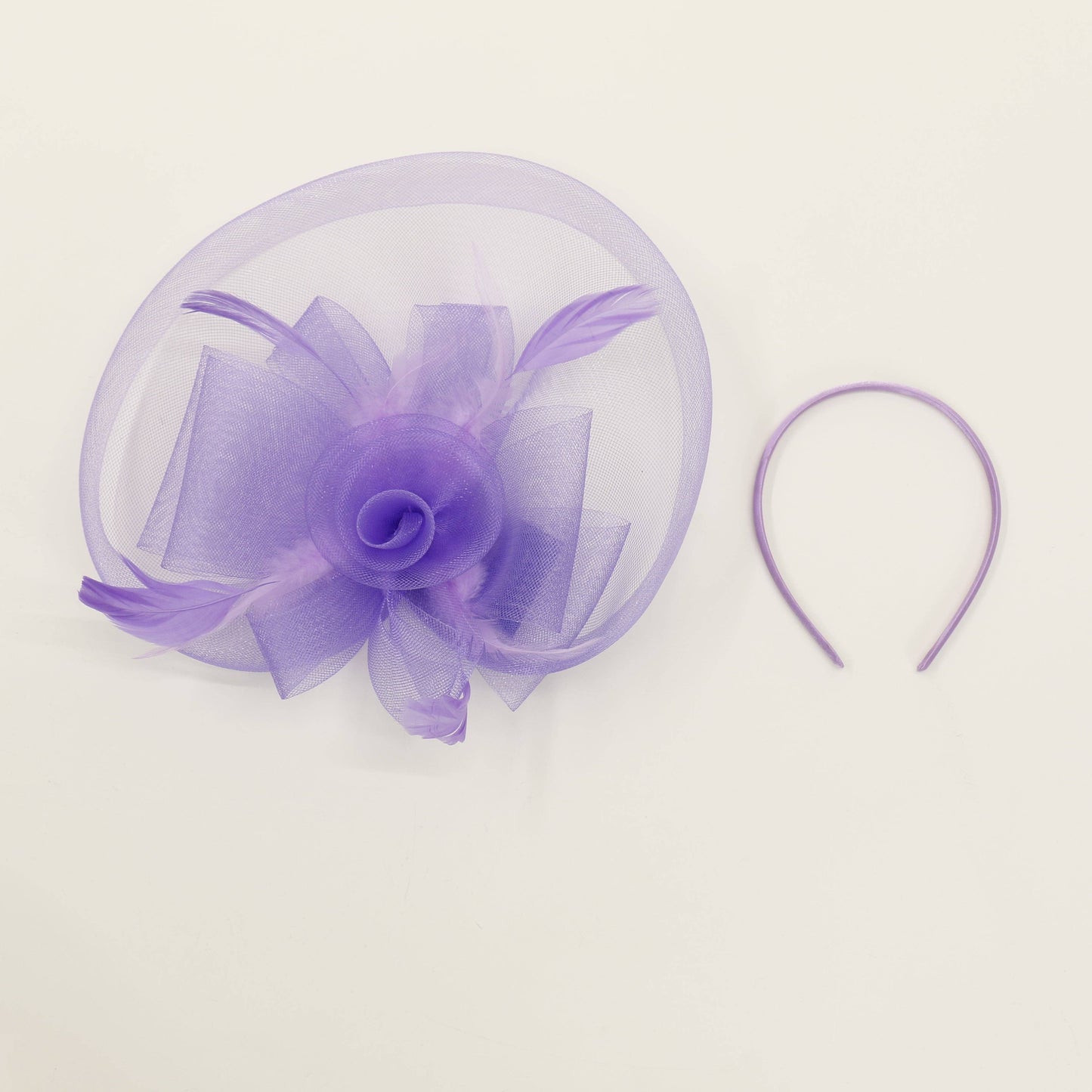Fascinator Kentucky Derby & Tea Party Flower Feather Hat