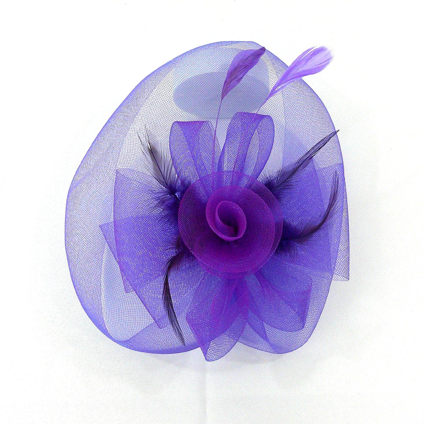 Fascinator Kentucky Derby & Tea Party Flower Feather Hat