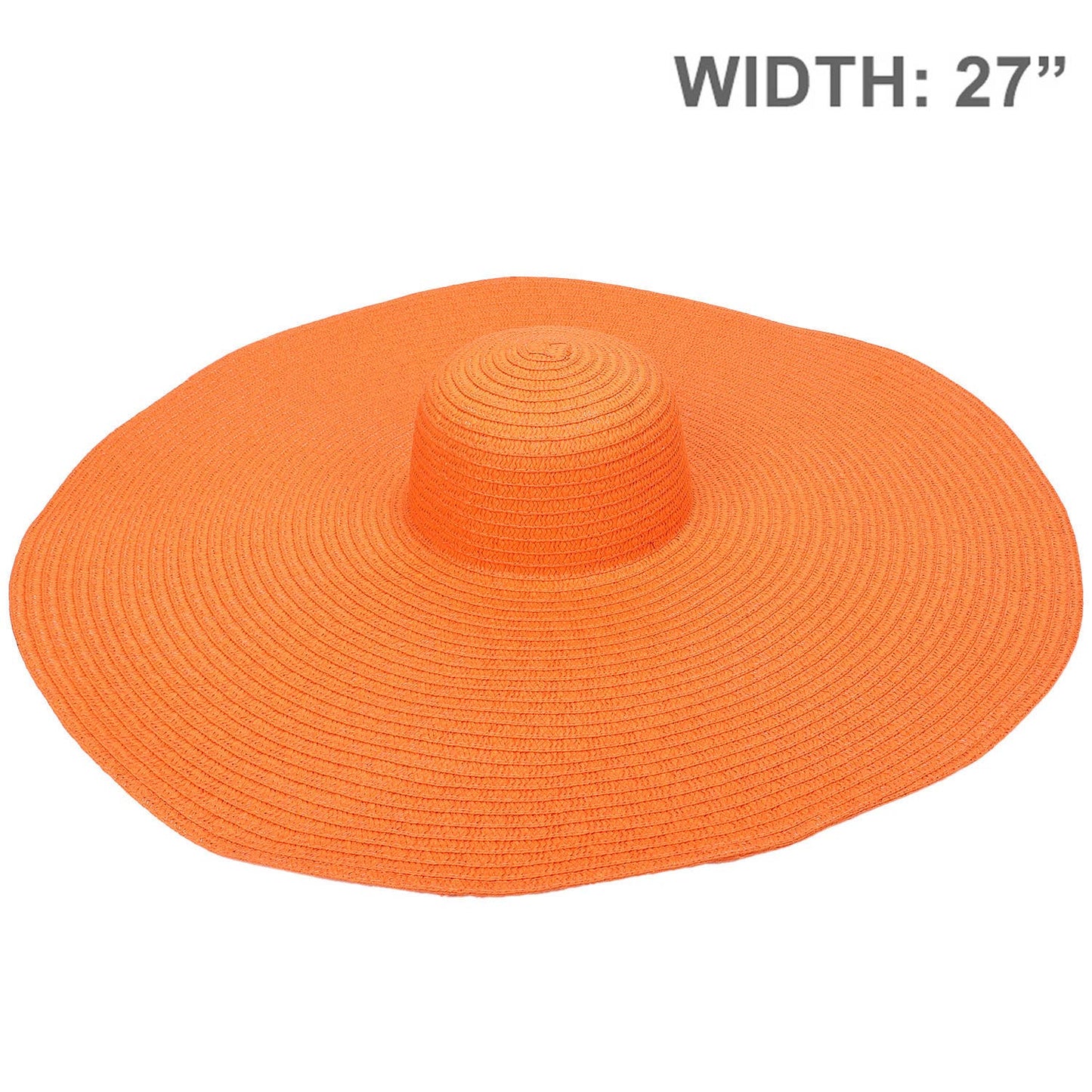 Floppy Oversized Wide Brim Paper Braid Sun Hat