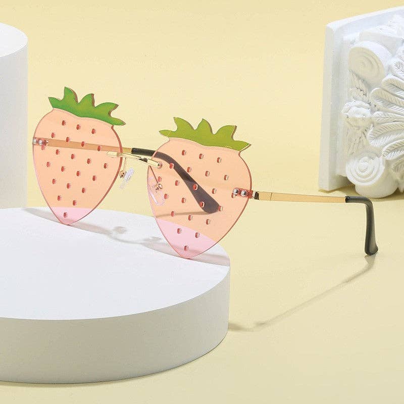 Strawberry Sunglasses For A Trendy, Quirky And Playful Party