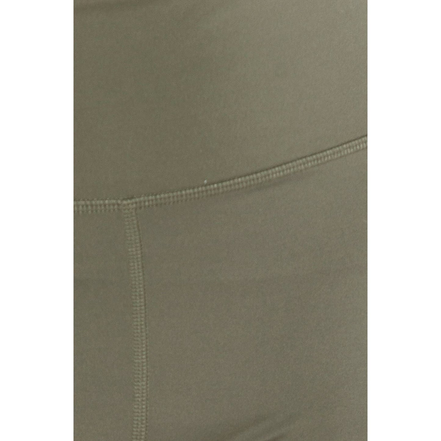 High Waist Activewear Leggings - Side Pockets: Black / M