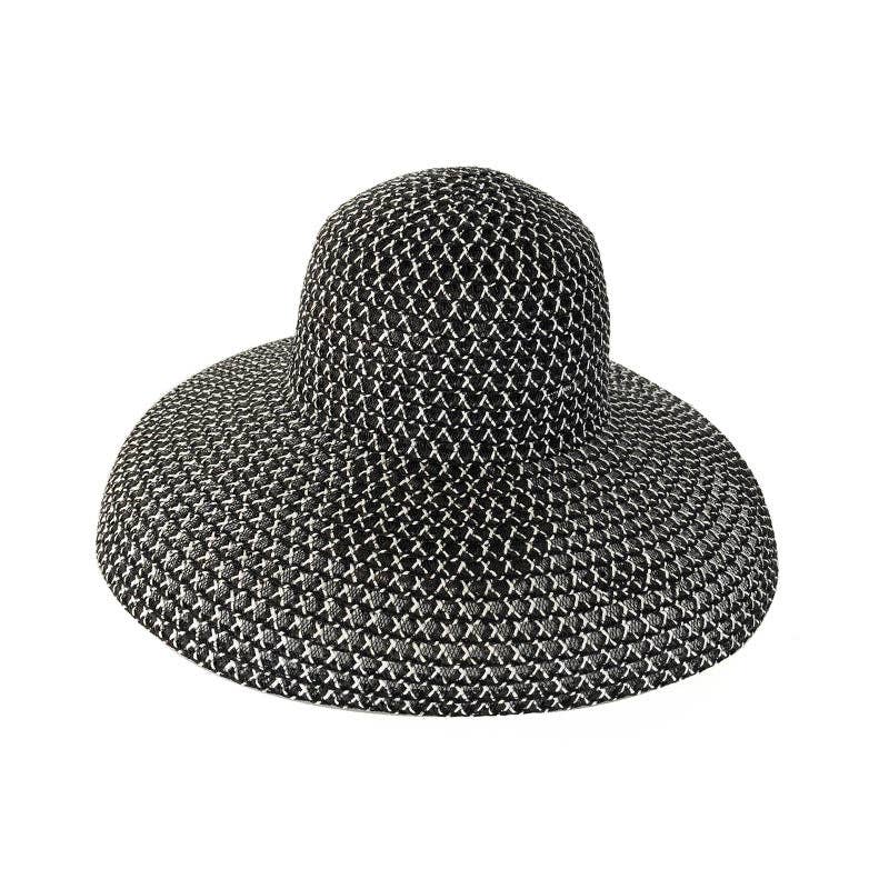 Vintage Vacation Seaside Beach Summer Big Brim Sunhat