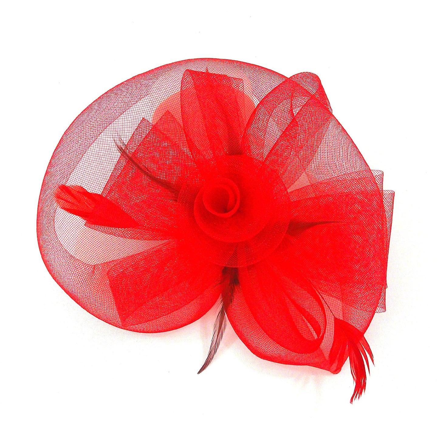Fascinator Kentucky Derby & Tea Party Flower Feather Hat