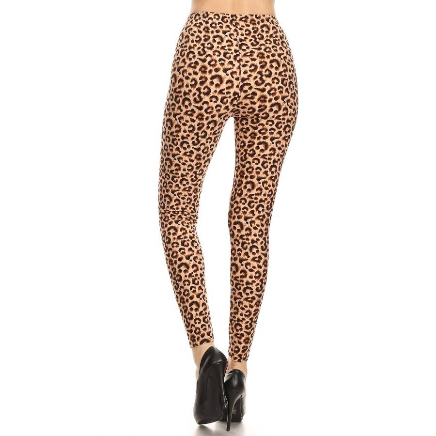 Buttery Soft High Waist Print Leggings: MULTI / ONE