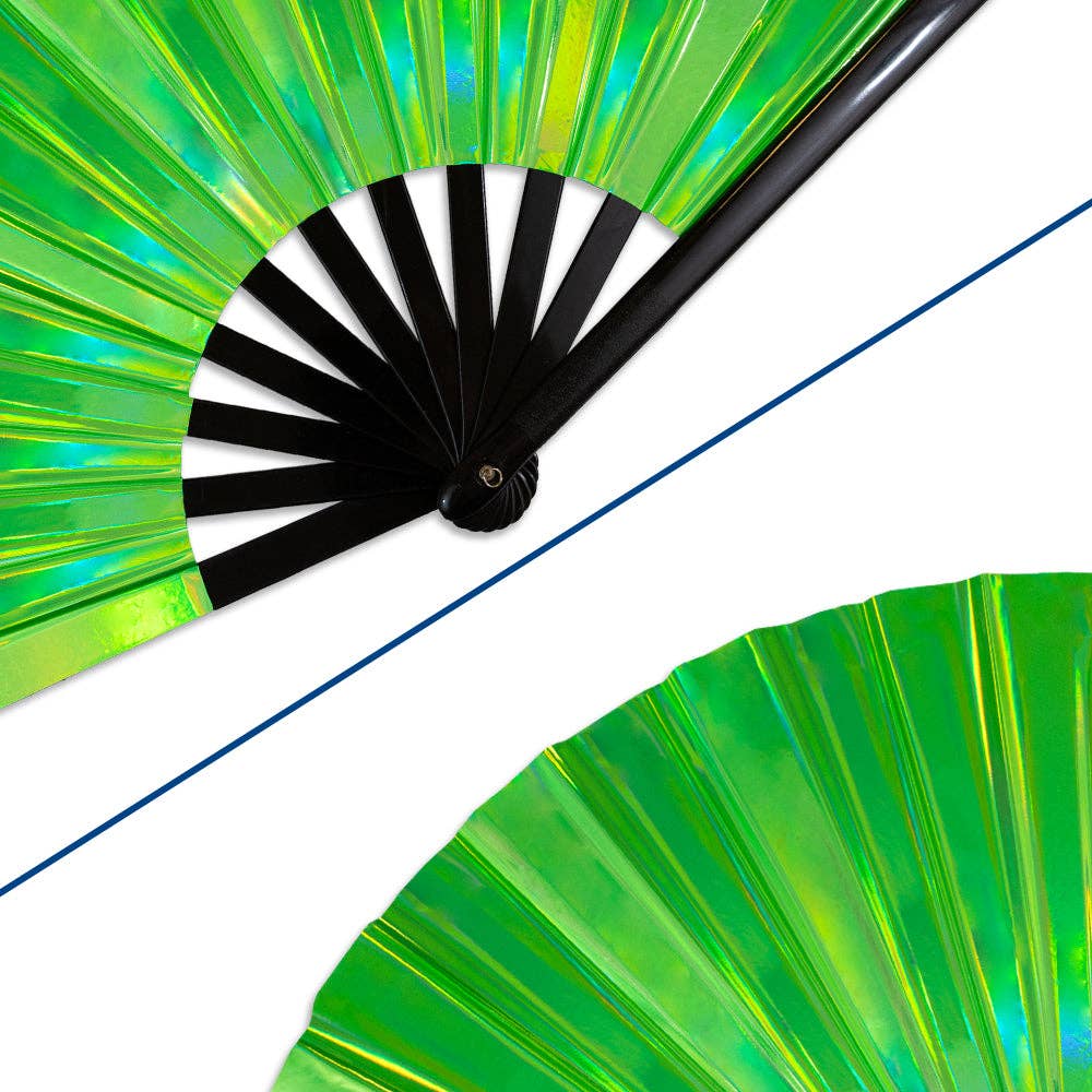 Metallic Teal X-Large Fan