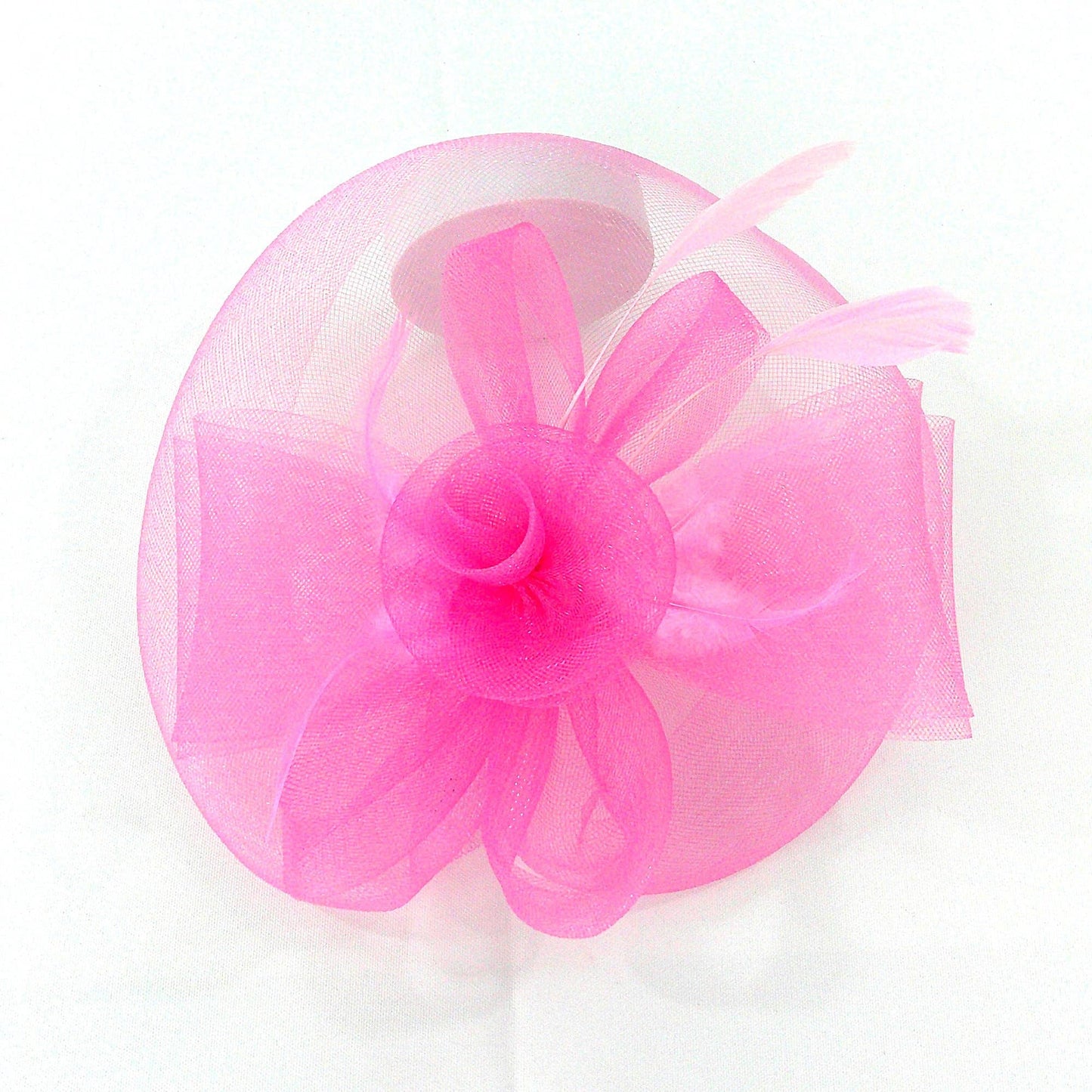 Fascinator Kentucky Derby & Tea Party Flower Feather Hat