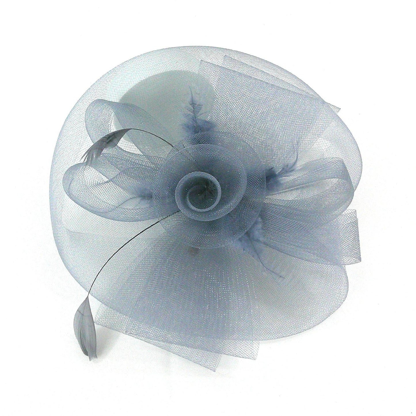 Fascinator Kentucky Derby & Tea Party Flower Feather Hat