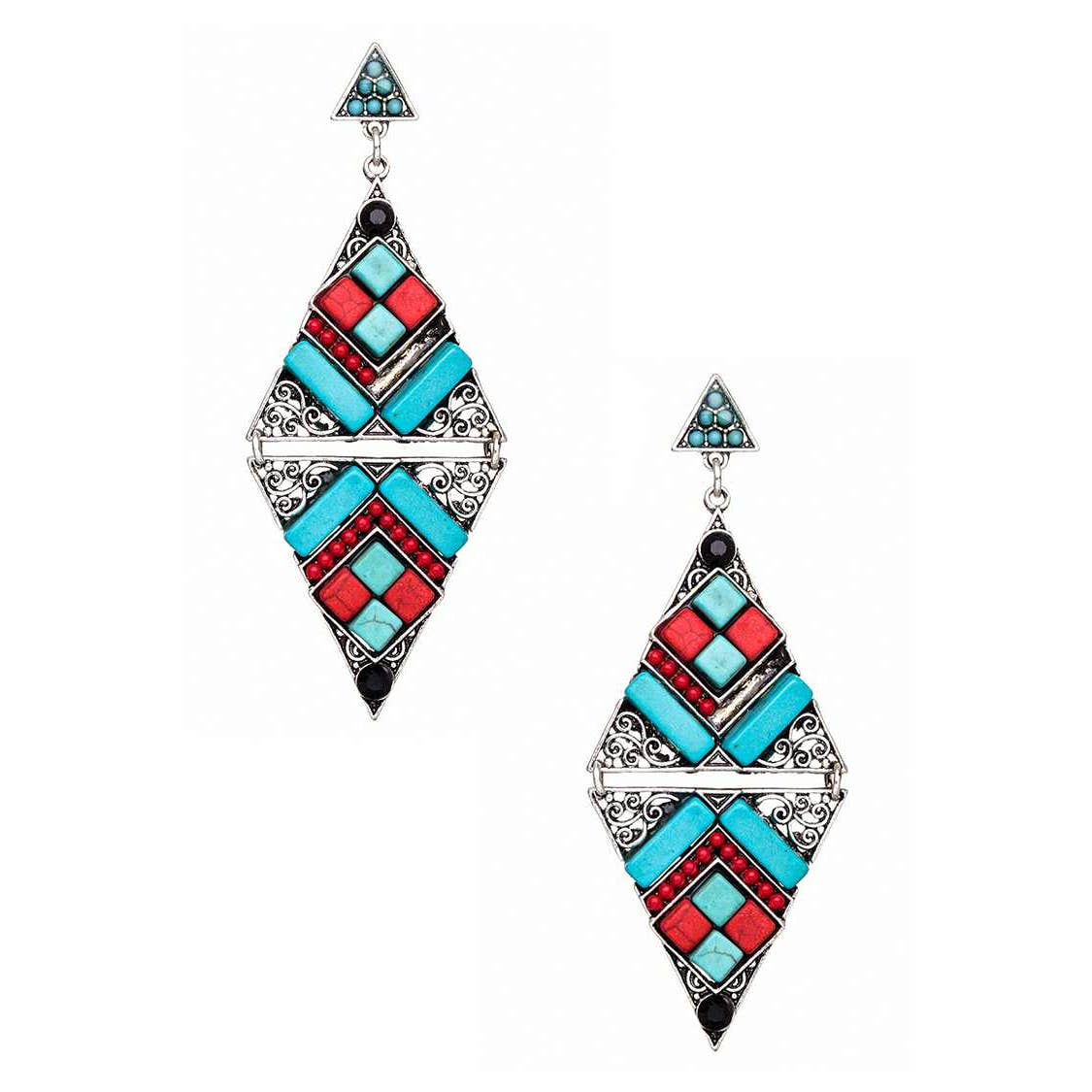 Iconic Stone Pave Western Earrings