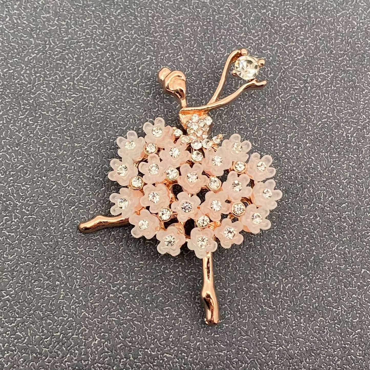 Elegant Ballet Girl Brooch