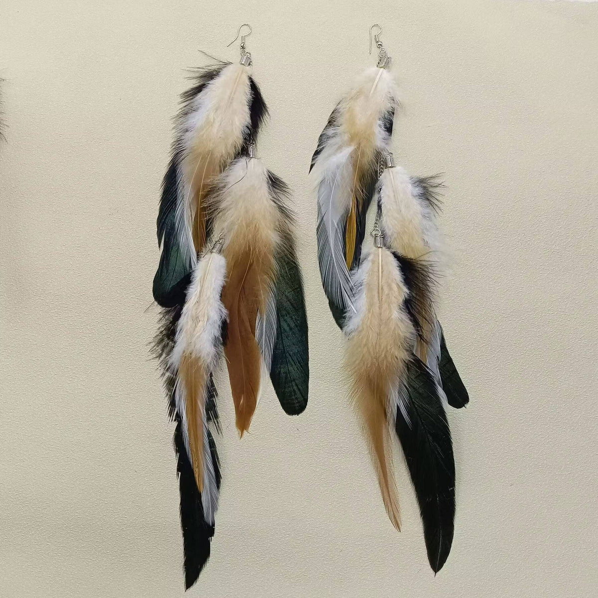 Sound of Running Feet Feather Earrings