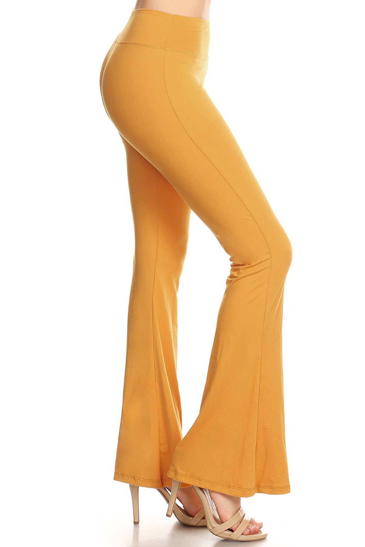 Buttery Soft High Waist Solid Palazzo Pants: Black / S