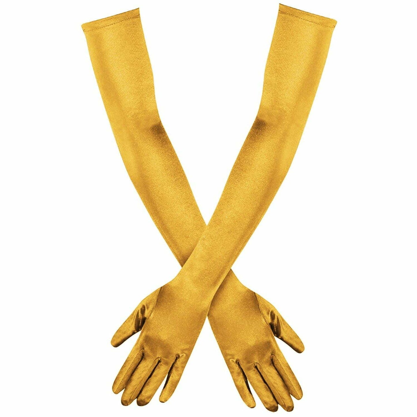23 Inch Opera Length Satin Gloves – Gatsby Flapper 1920s Gloves