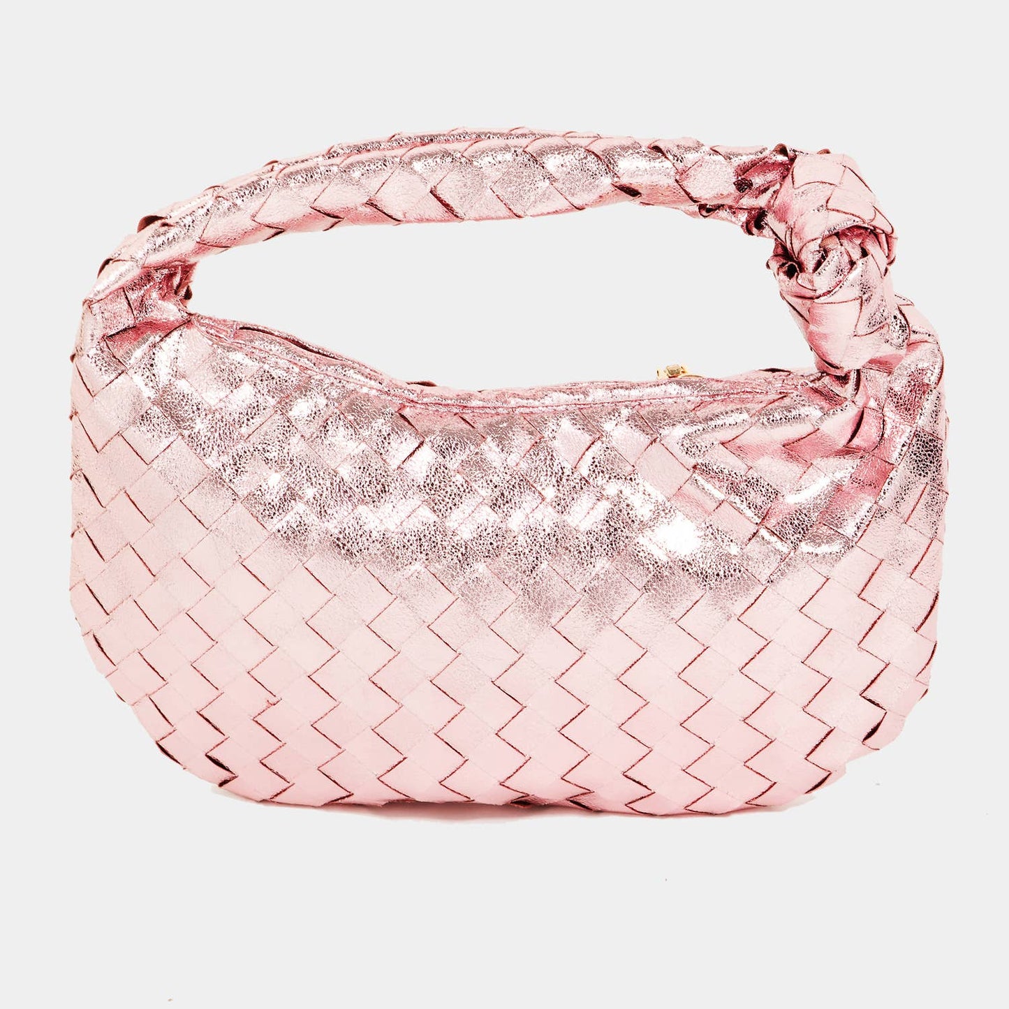 Basket Weave Hobo Handbag