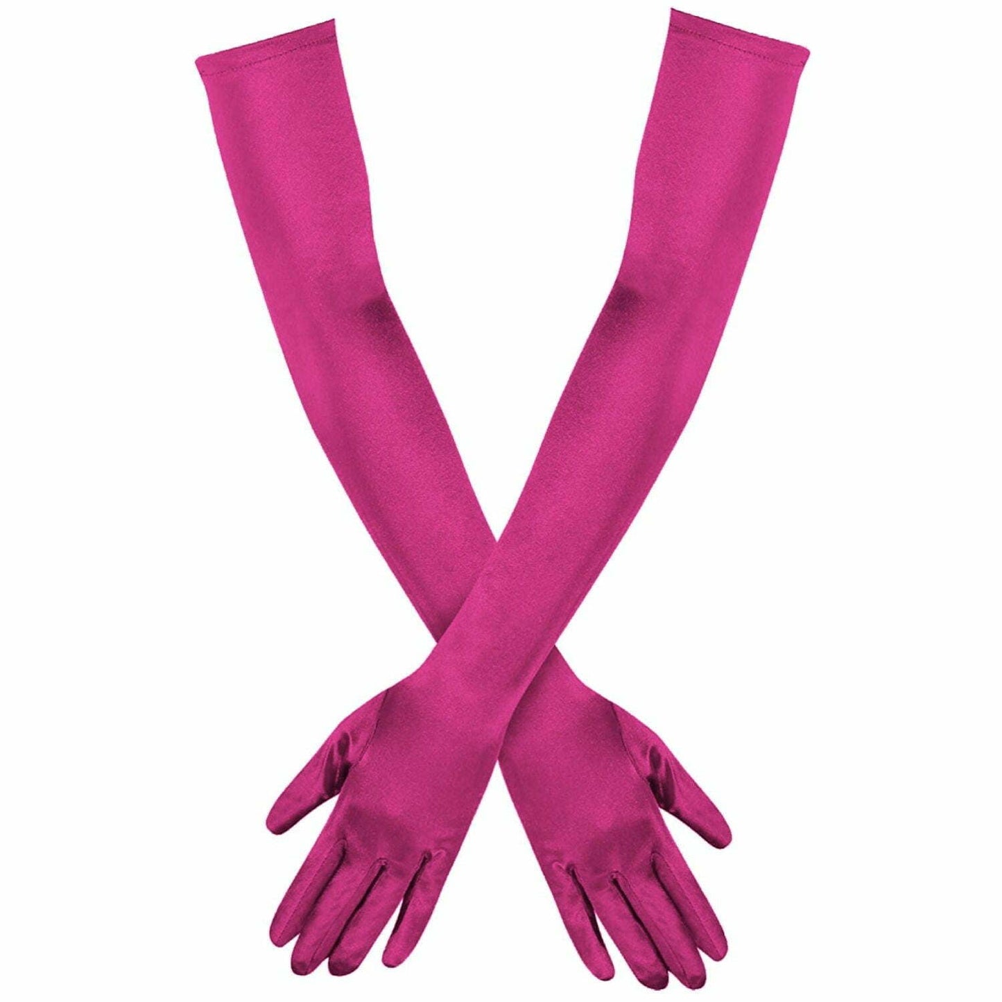 23 Inch Opera Length Satin Gloves – Gatsby Flapper 1920s Gloves
