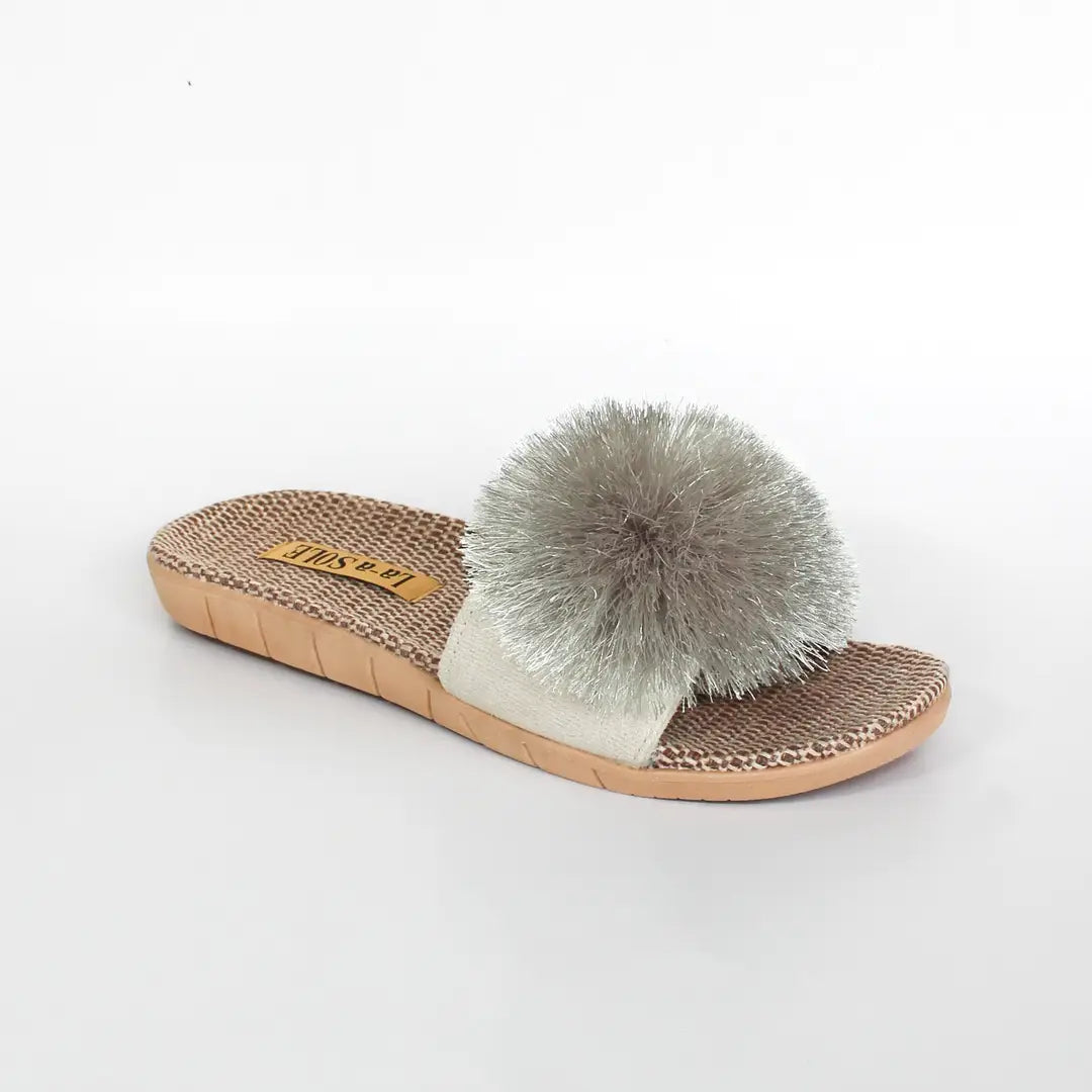 Pom Pom Slides | Women’s Slip-On Summer Sandals