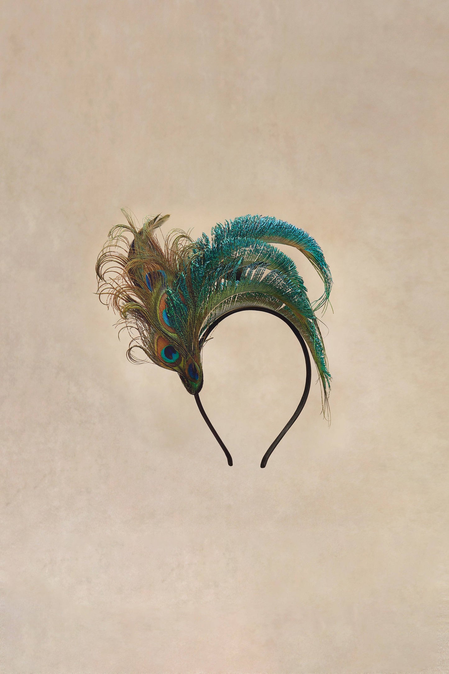 Peacock Feather Fascinator Headband