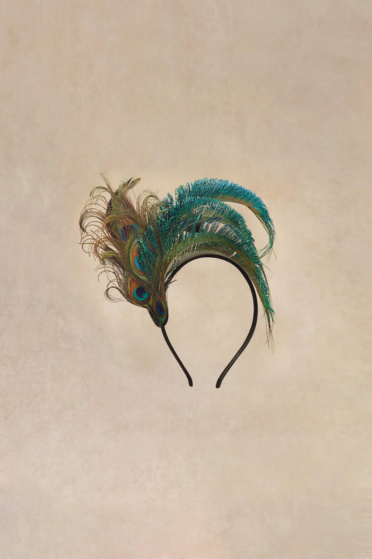 Peacock Feather Fascinator Headband