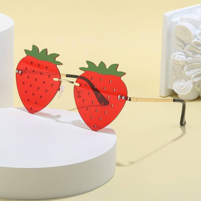 Strawberry Sunglasses For A Trendy, Quirky And Playful Party