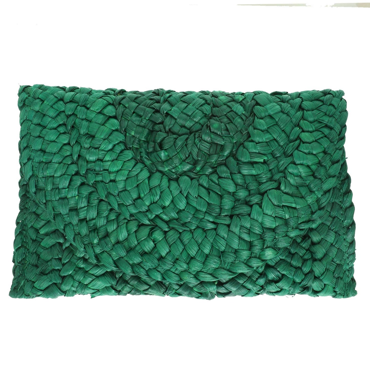 Straw Woven Raffia Clutch Handbag