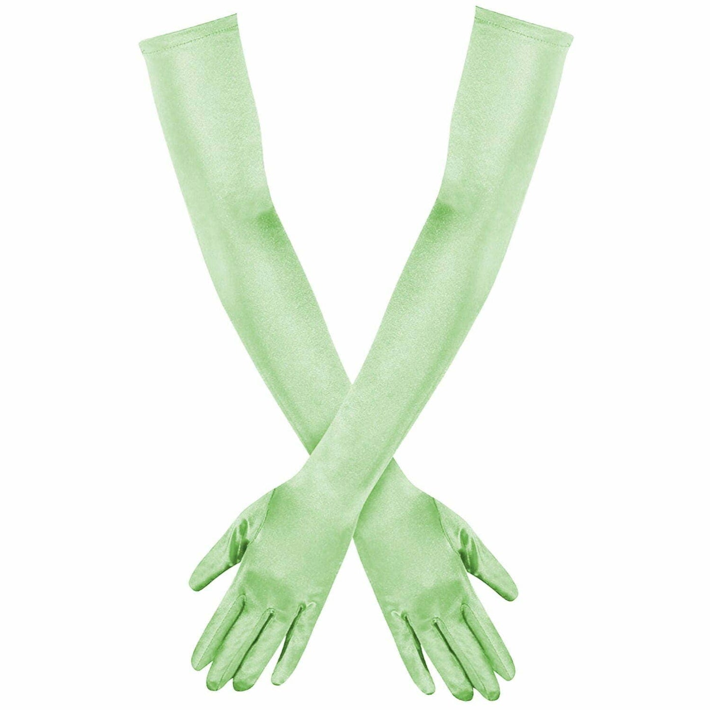 23 Inch Opera Length Satin Gloves – Gatsby Flapper 1920s Gloves
