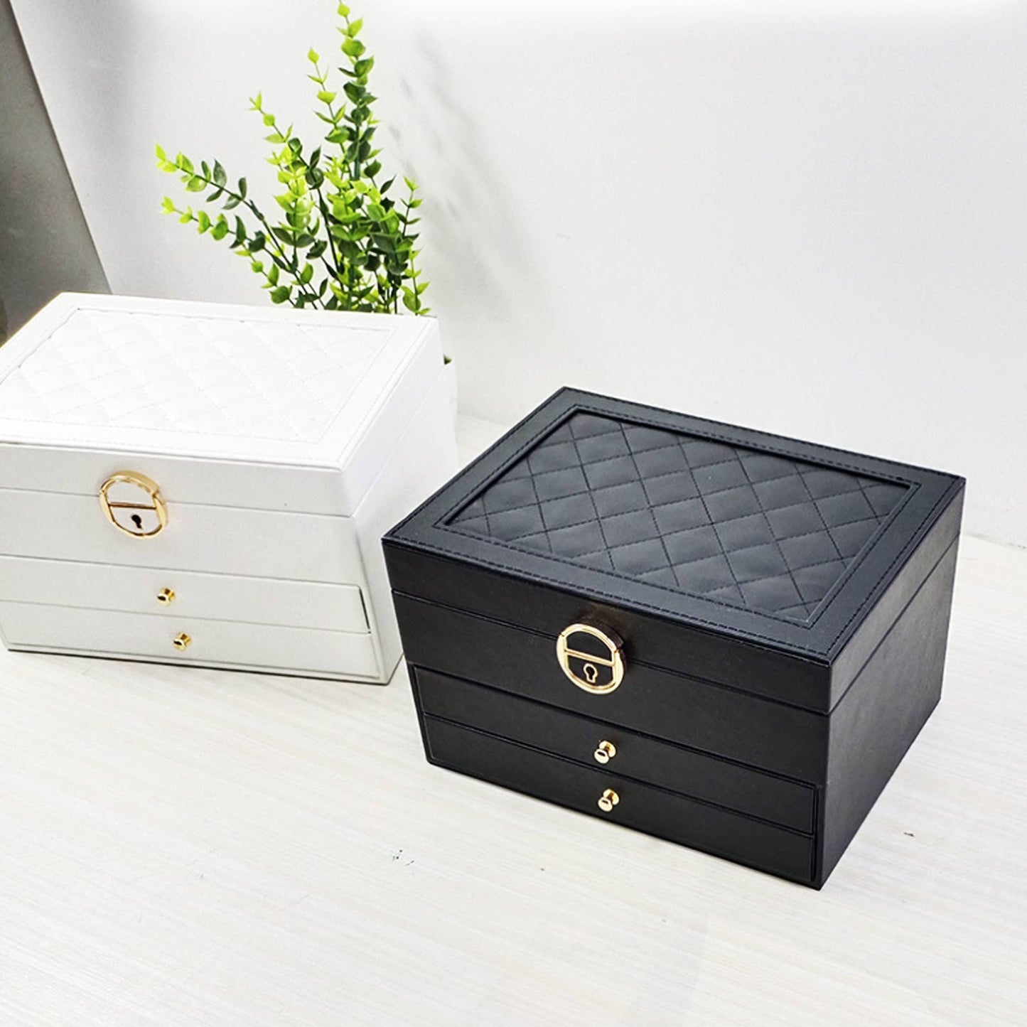 Durable 3-Drawer Large Capacity Jewelry Accessories Storage