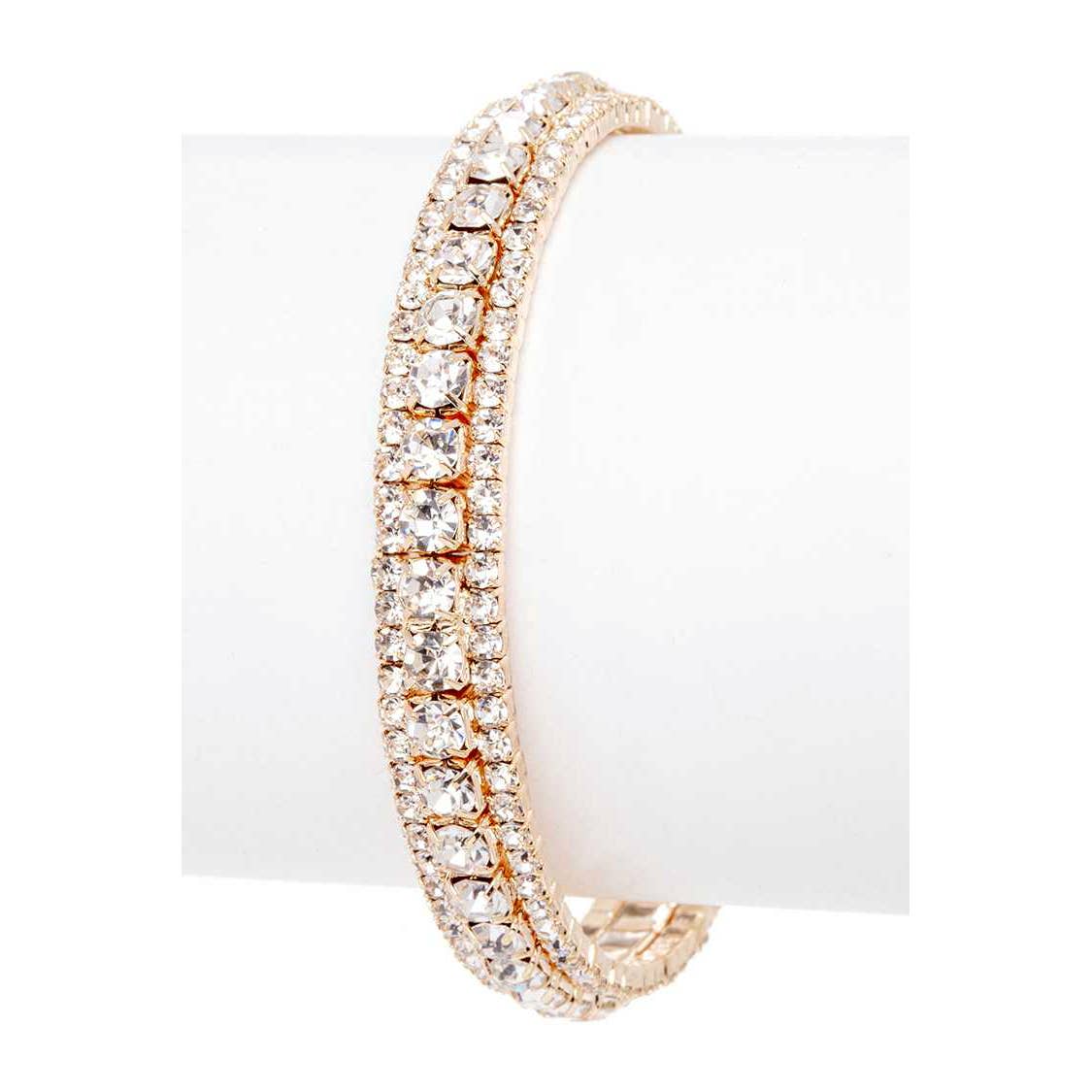 Rhinestone Bridal Cuff Bracelet