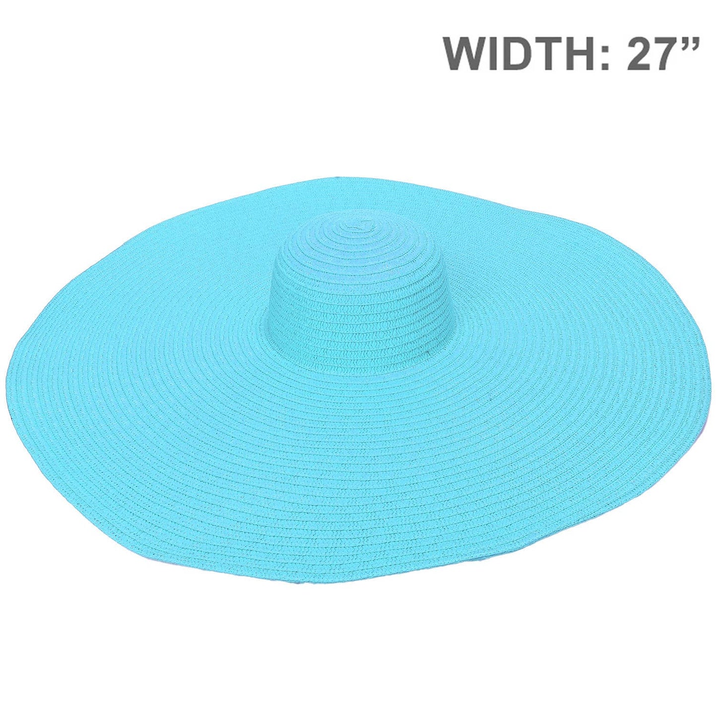 Floppy Oversized Wide Brim Paper Braid Sun Hat