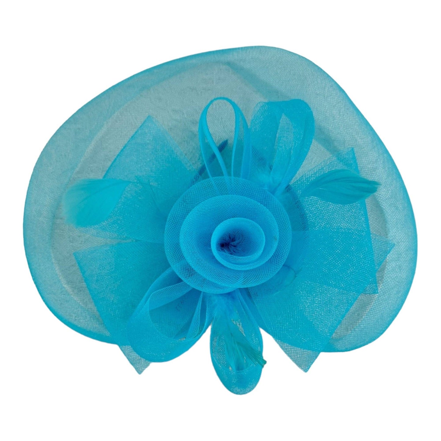 Fascinator Kentucky Derby & Tea Party Flower Feather Hat