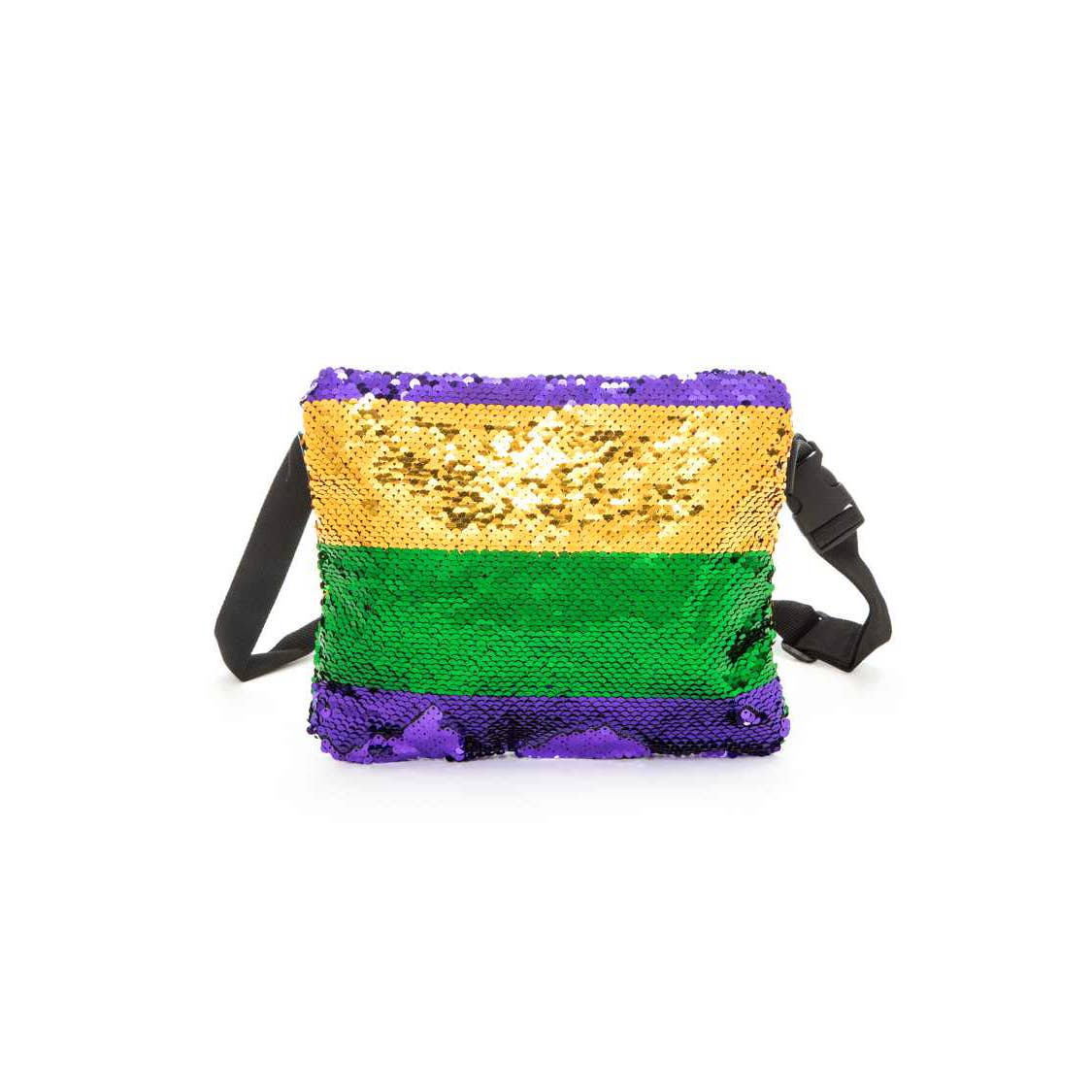 Mardi Gras Sequin Waist Pouch