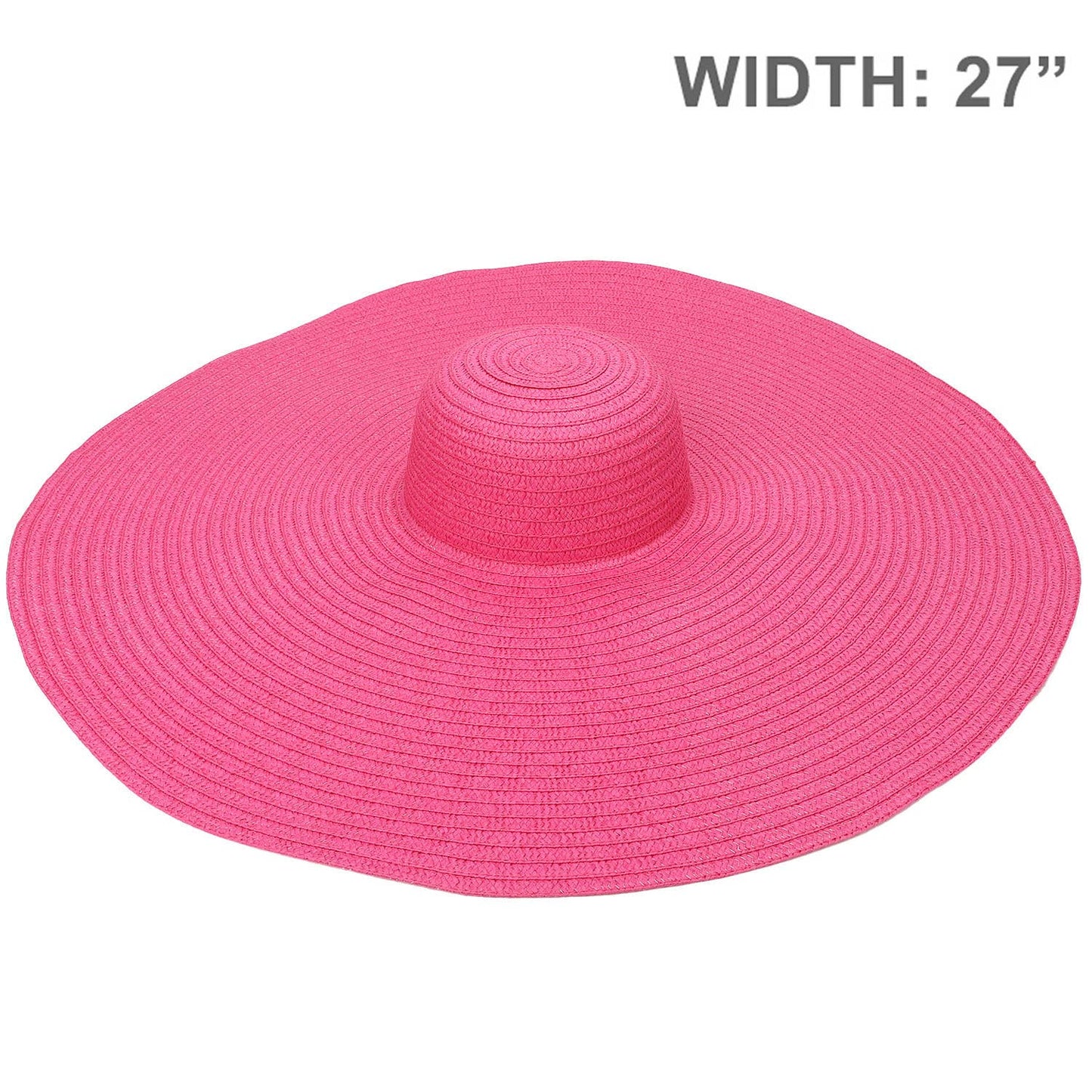 Floppy Oversized Wide Brim Paper Braid Sun Hat