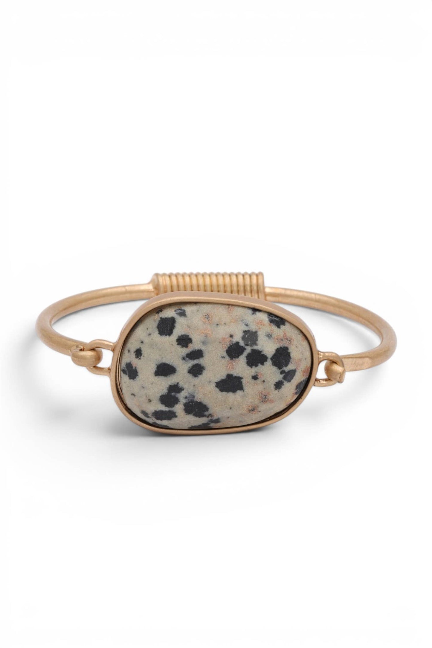 Genuine Stone Spring Flex Bangle
