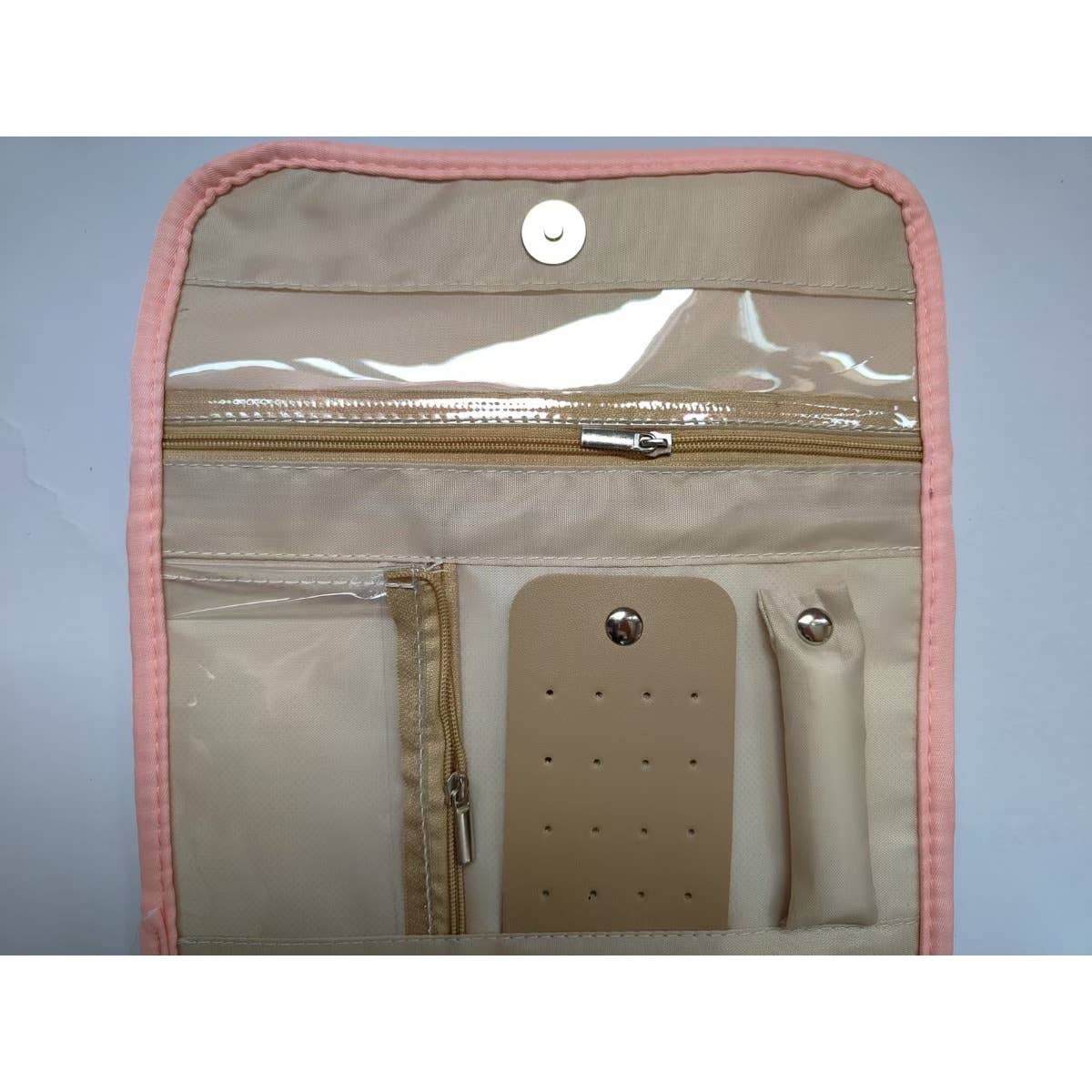 Portable Travel Jewelry Organizer Roll,Foldable for Earrings