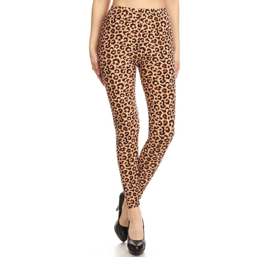 Buttery Soft High Waist Print Leggings: MULTI / ONE