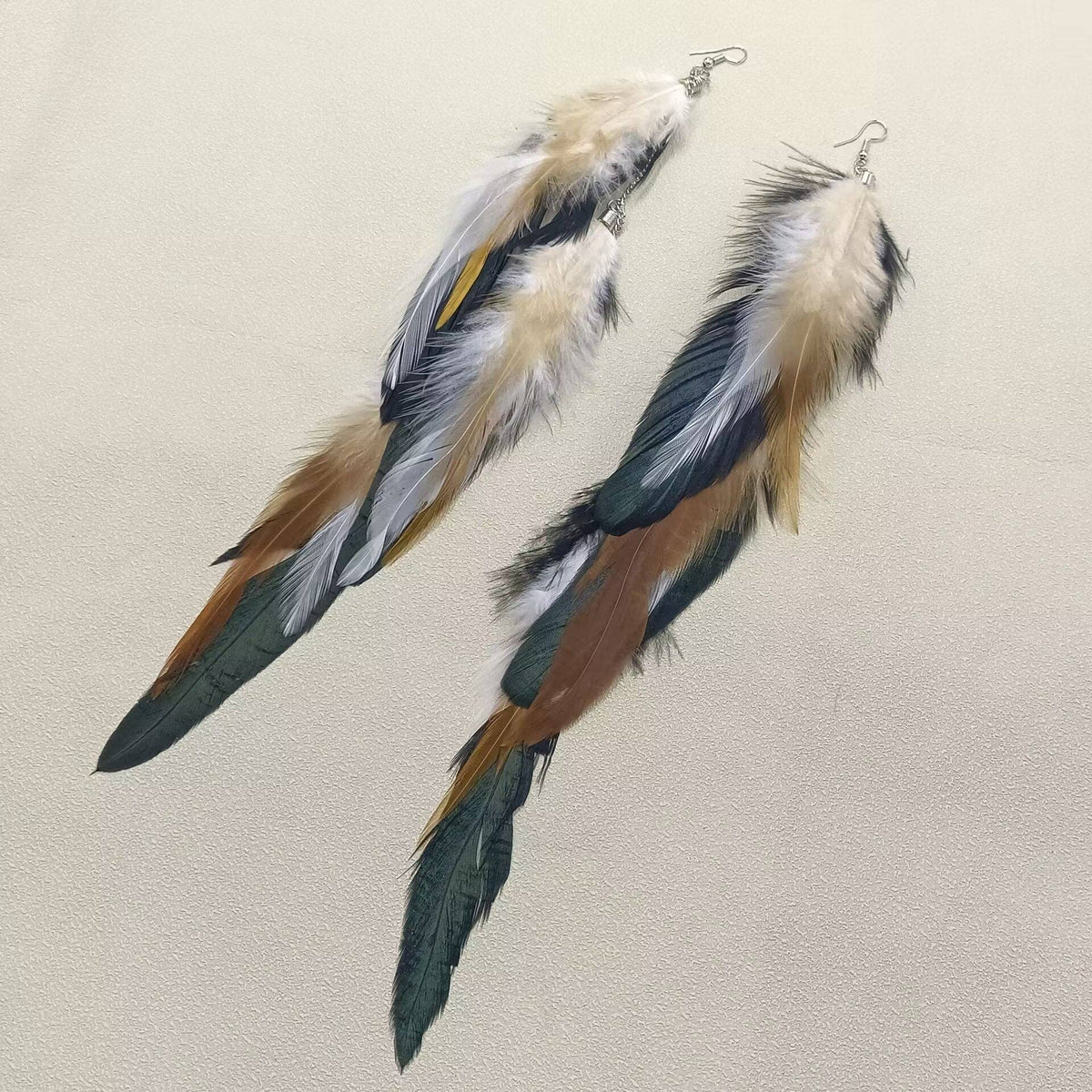 Sound of Running Feet Feather Earrings