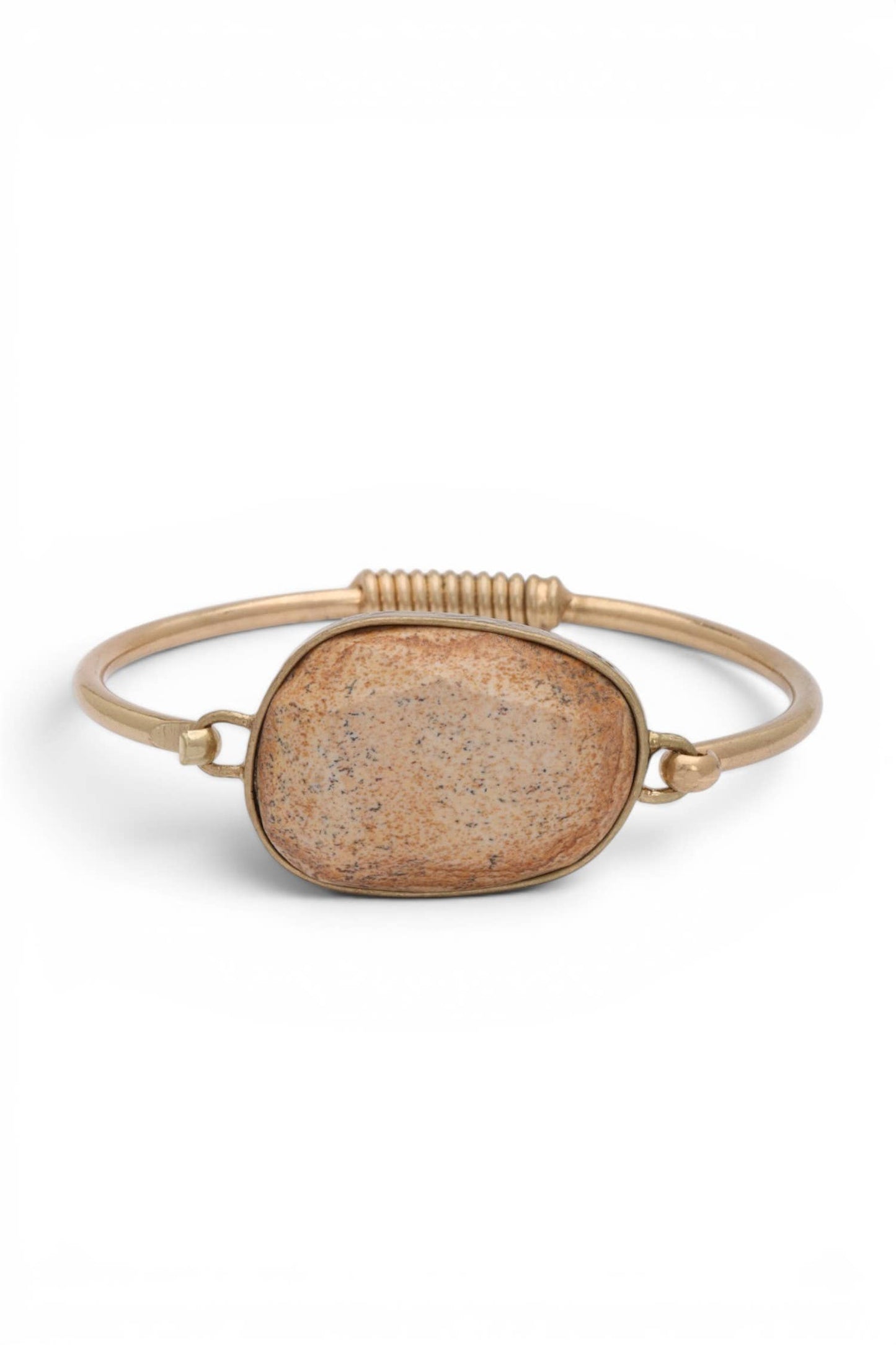 Genuine Stone Spring Flex Bangle