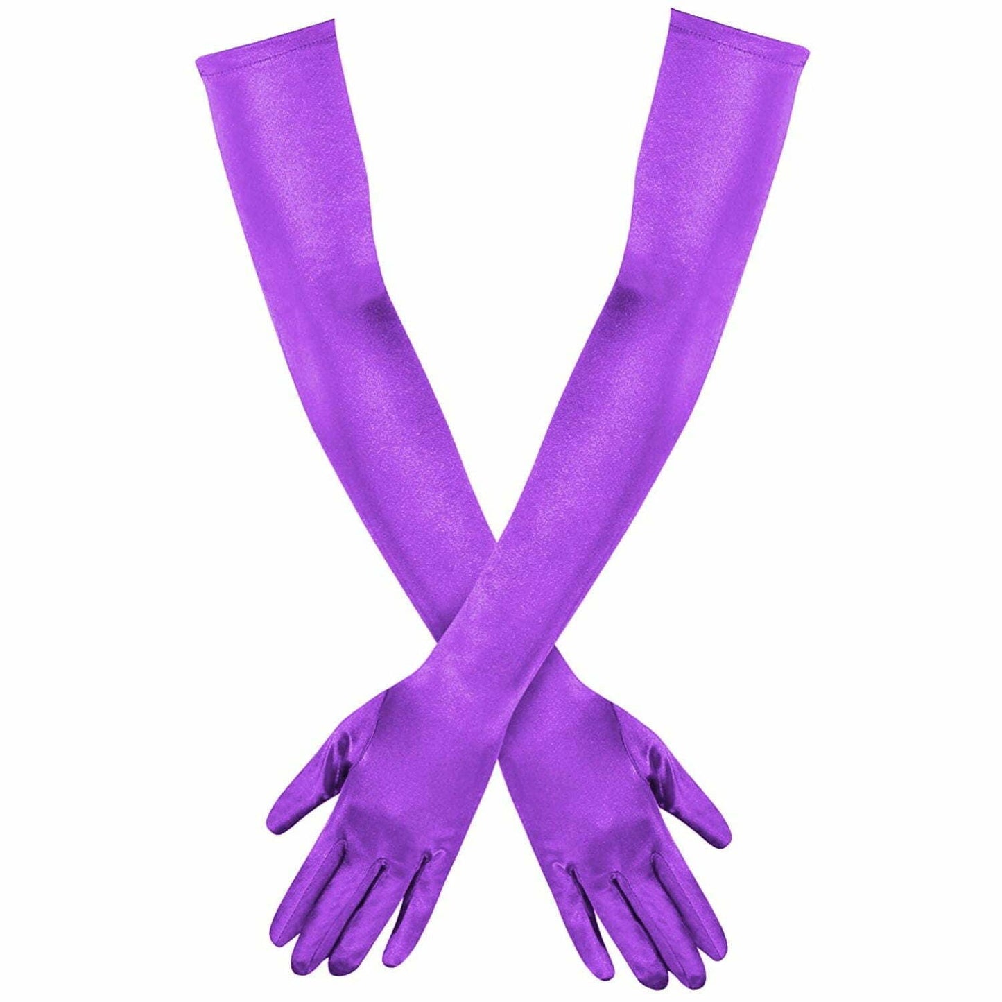 23 Inch Opera Length Satin Gloves – Gatsby Flapper 1920s Gloves