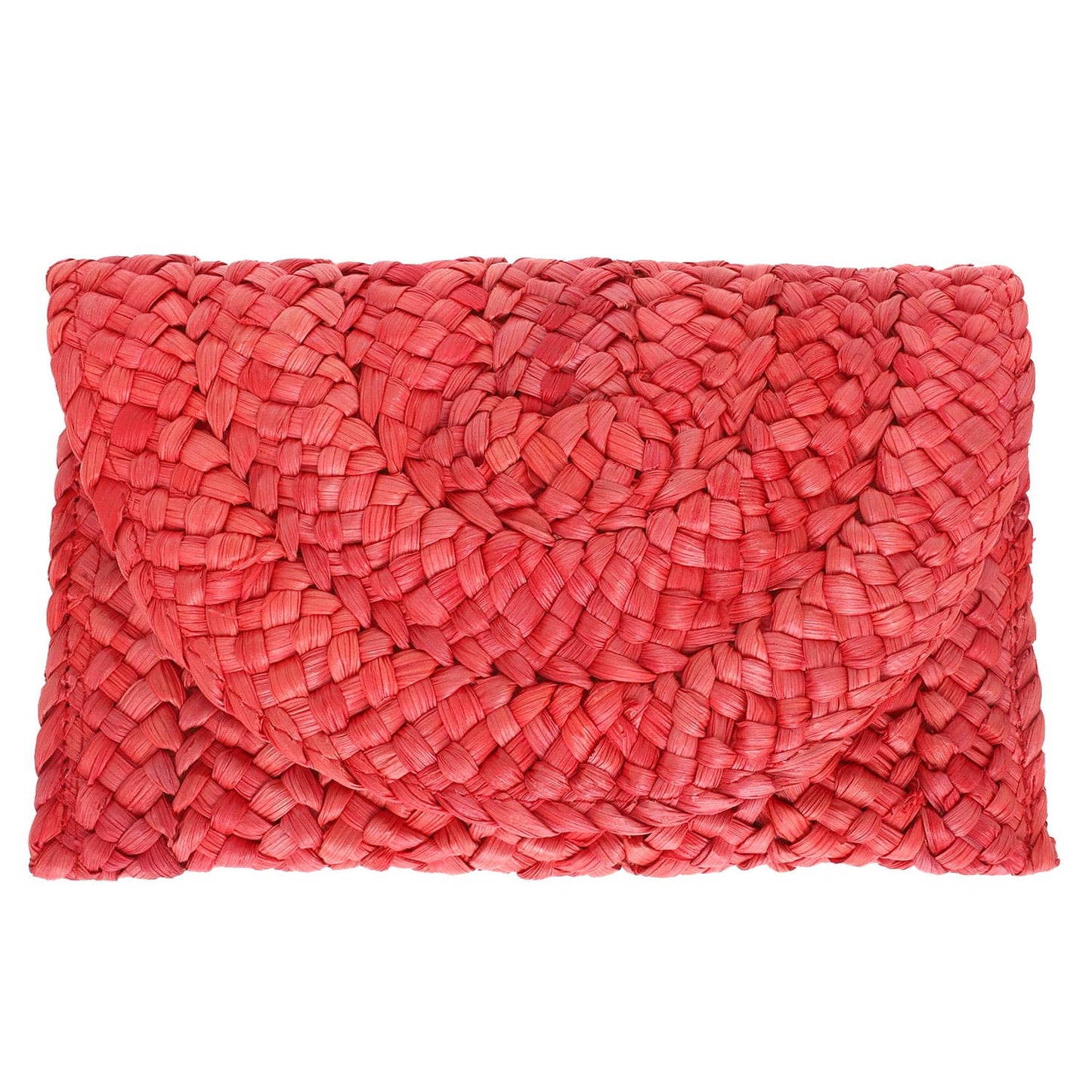 Straw Woven Raffia Clutch Handbag