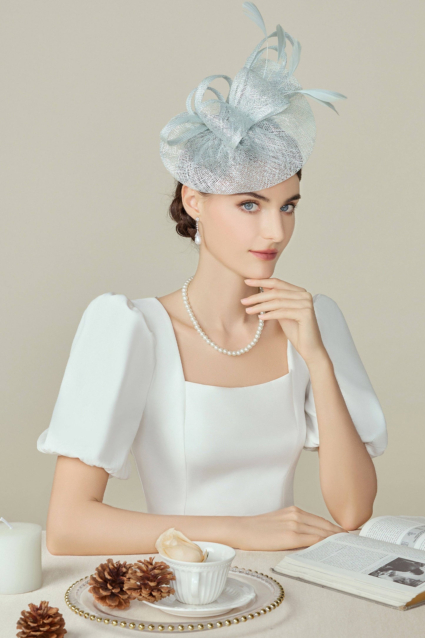 Classic Cocktail Pillbox Fascinator