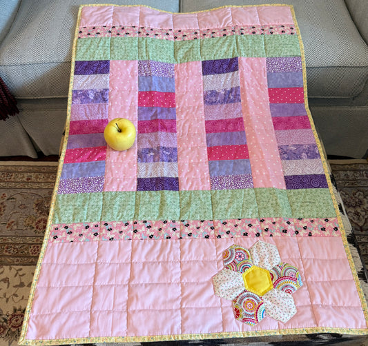Jolly Girl Pink Lap Quilt